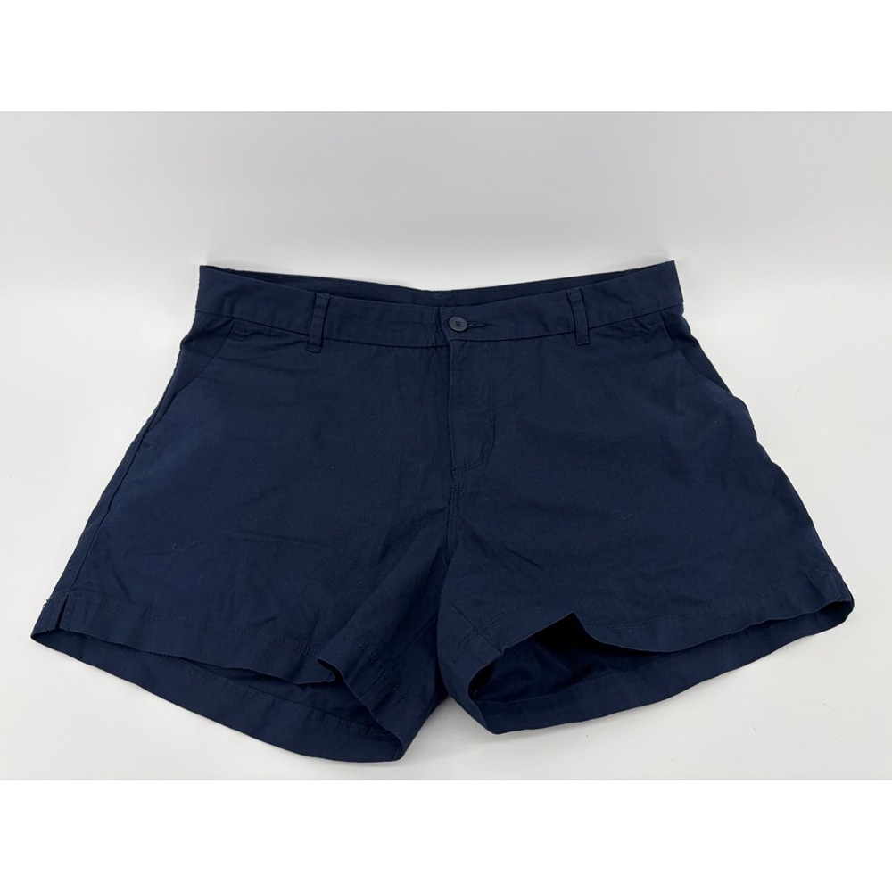 Patagonia Short Stretch All Wear 4" Chino Navy Blue, Organic Cotton, Women's 14